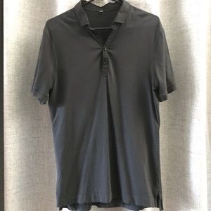Lululemon black SS polo